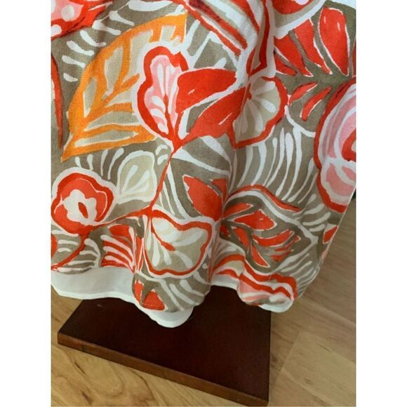 Loft beach dress with seashell design maxi size 6P - Picture 3 of 6